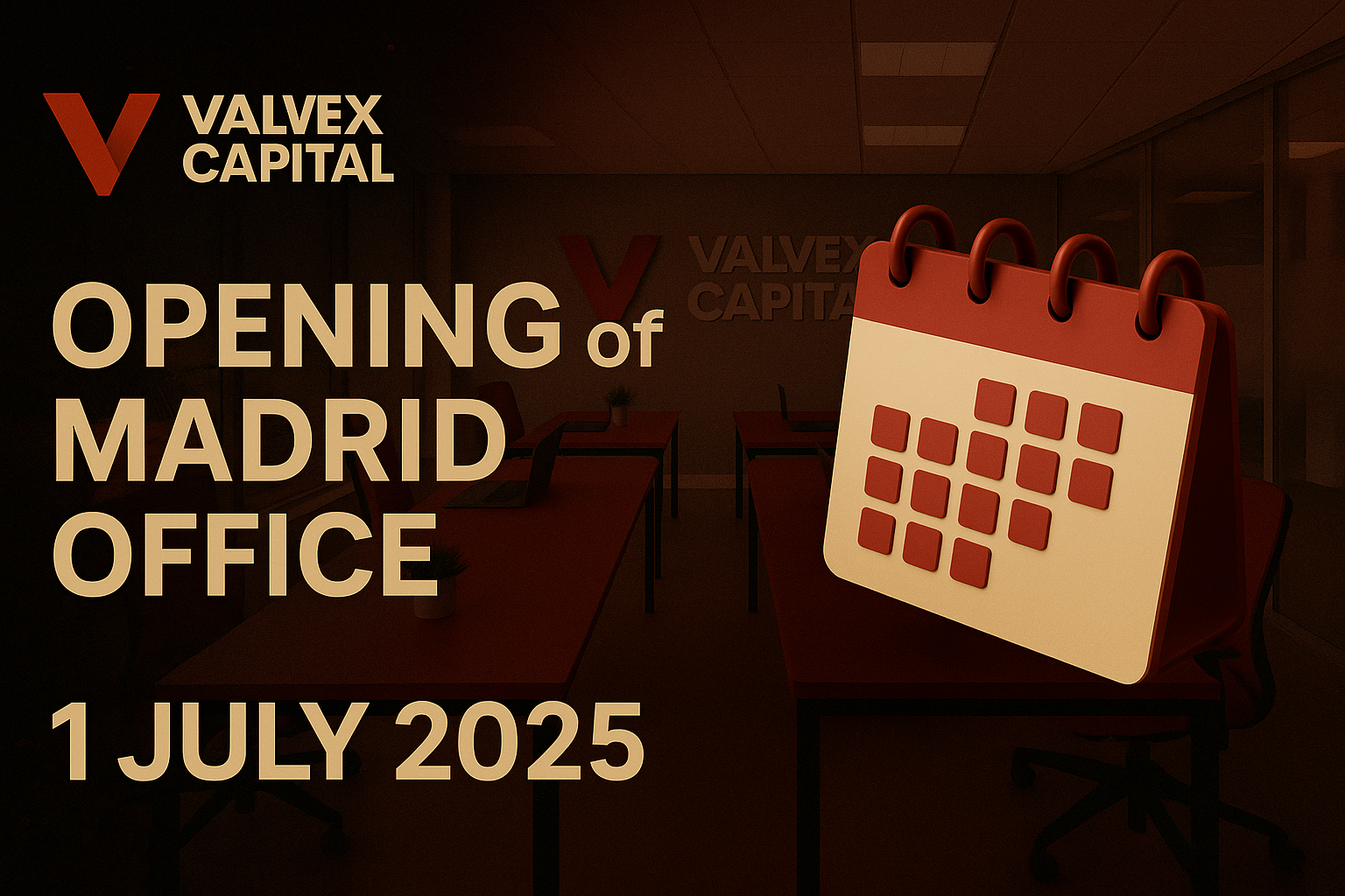 Valvex Capital открывает офис в Мадриде 1 июля