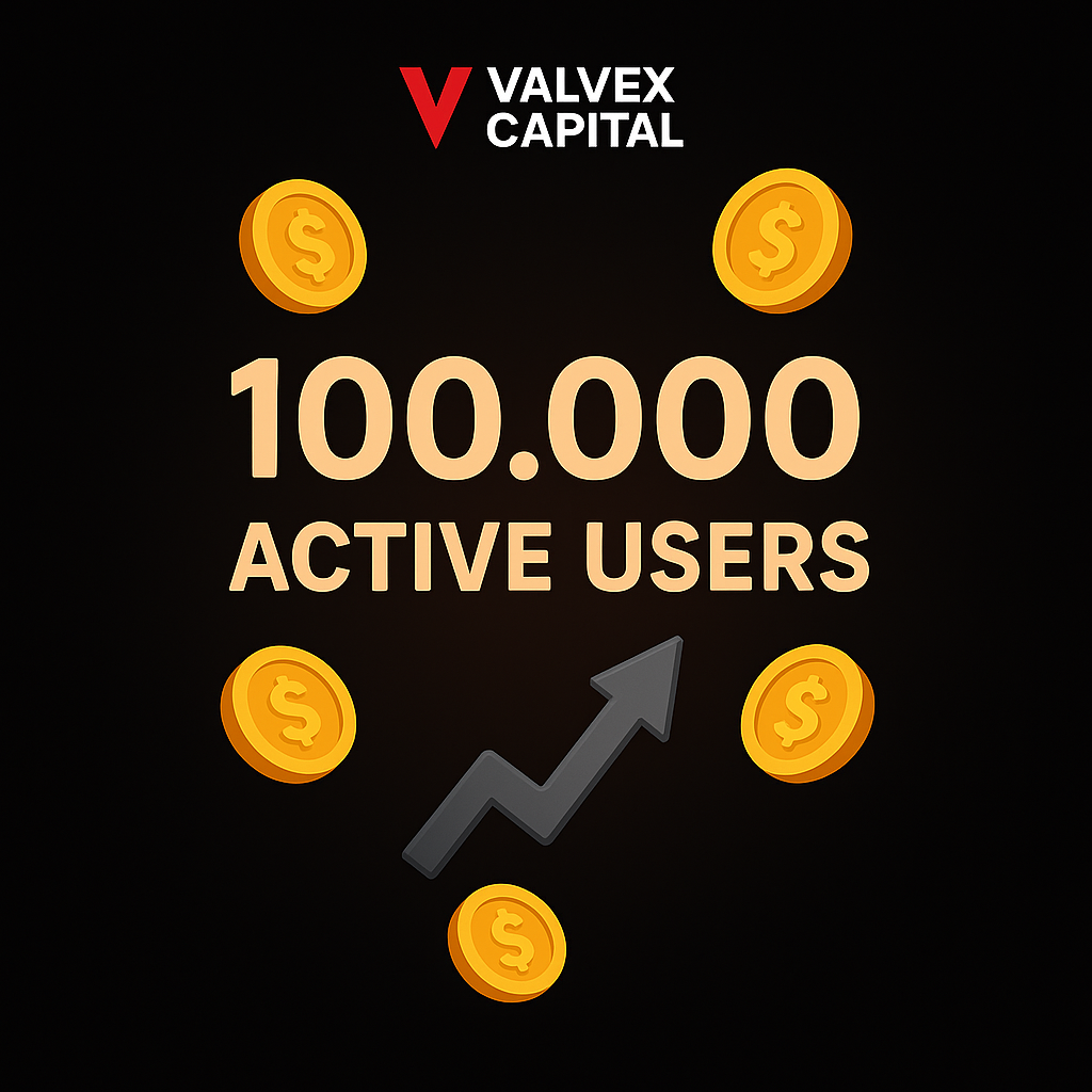 Valvex Capital — 100 000 активных пользователей и запуск супер-предложения VALVEX ULTRA